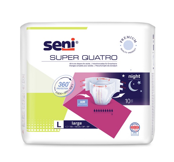Seni Super Quatro, 10 pcs. (L)