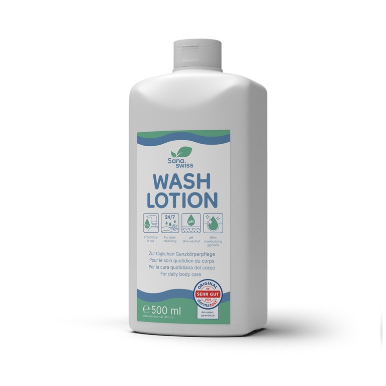 sana.swiss Wash Lotion, 500 ml senza pompa di dosaggio