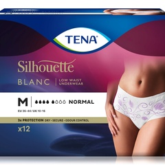 TENA Silhouette Plus Weiss M, 75-100cm, 12 Stk.
